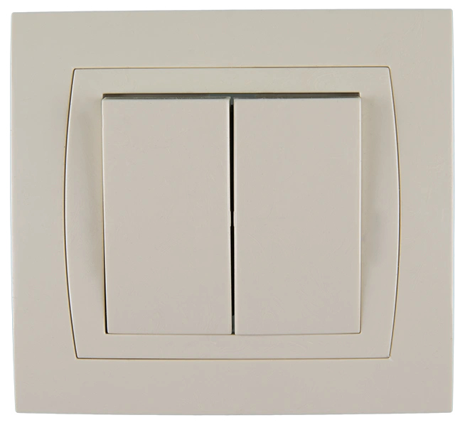 Two-circuit single-interruption switch