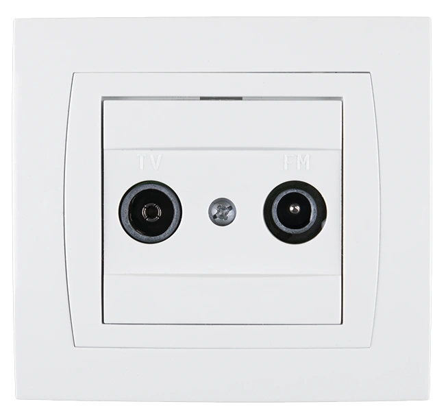 Socket outlet "TV - FM"